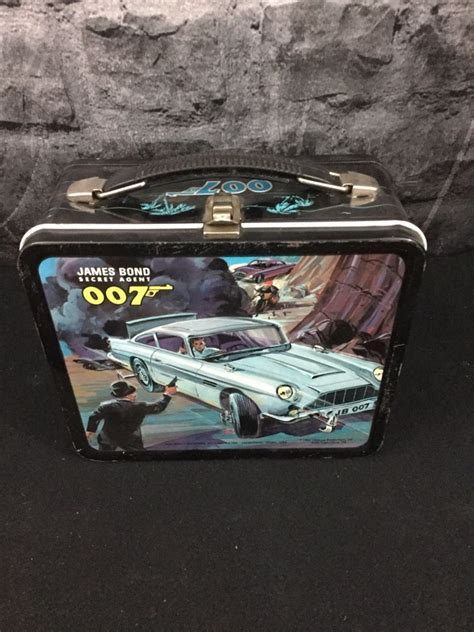 james bond metal lunch box|James Bond 007 Metal Lunch Box .